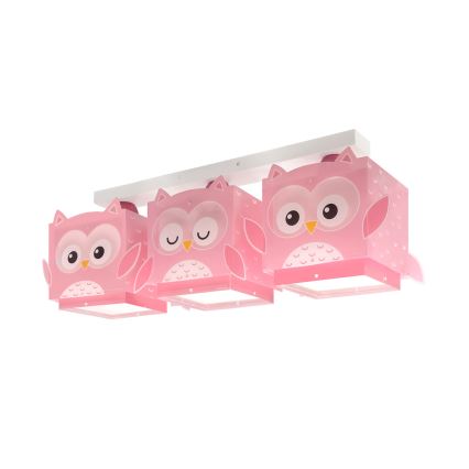 Dalber 64483 - Iluminação de teto de criança LITTLE FRIENDS 3xE27/15W/230V