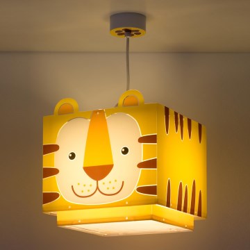 Dalber 64562 - Candelabro de criança LITTLE TIGER 1xE27/60W/230V
