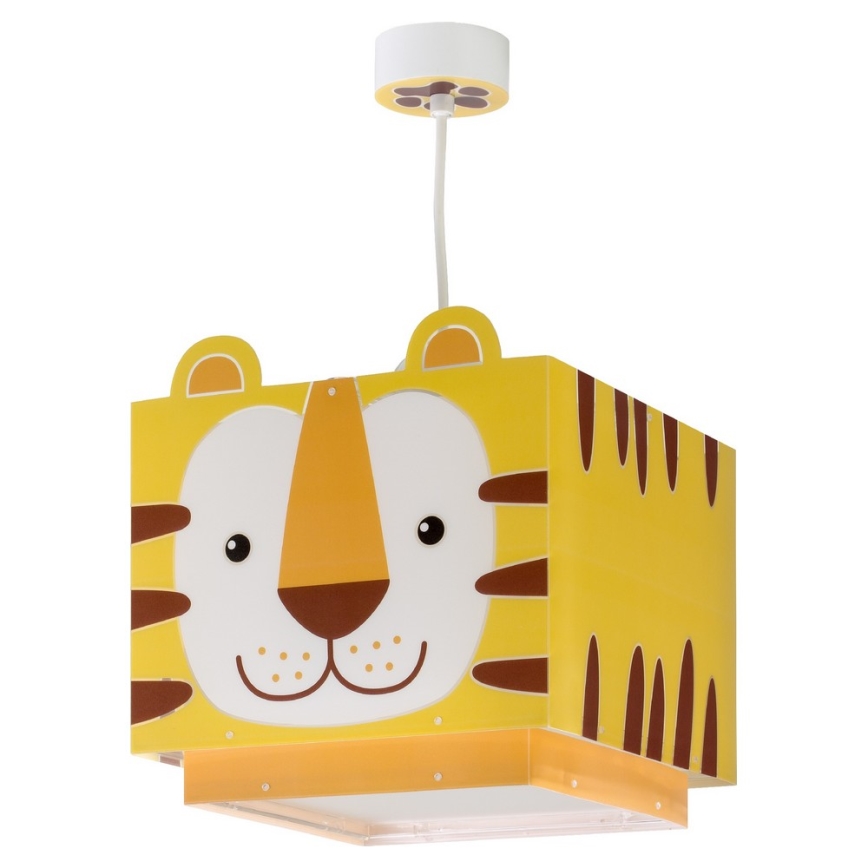 Dalber 64562 - Candelabro de criança LITTLE TIGER 1xE27/60W/230V