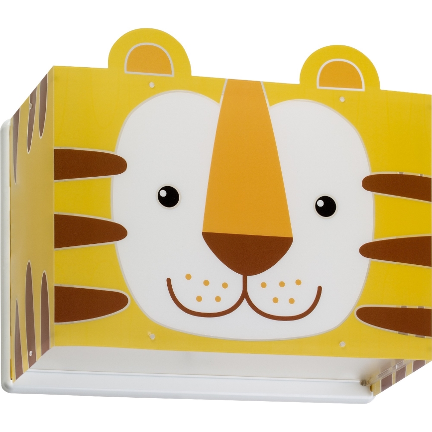 Dalber 64568 - Luz de parede de criança LITTLE TIGER 1xE27/60W/230V