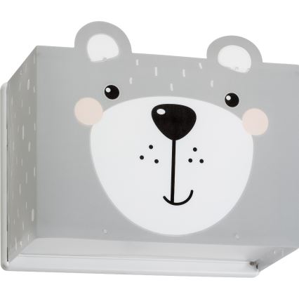 Dalber 64578 - Luz de parede de criança LITTLE TEDDY 1xE27/60W/230V