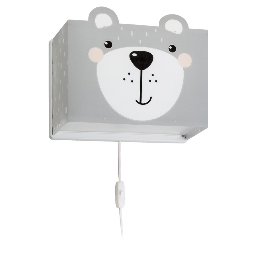 Dalber 64578 - Luz de parede de criança LITTLE TEDDY 1xE27/60W/230V