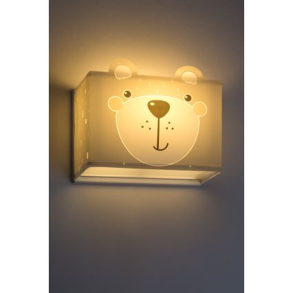 Dalber 64578 - Luz de parede de criança LITTLE TEDDY 1xE27/60W/230V