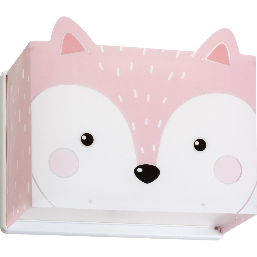 Dalber 64588 - Luz de parede de criança LITTLE FOX 1xE27/60W/230V