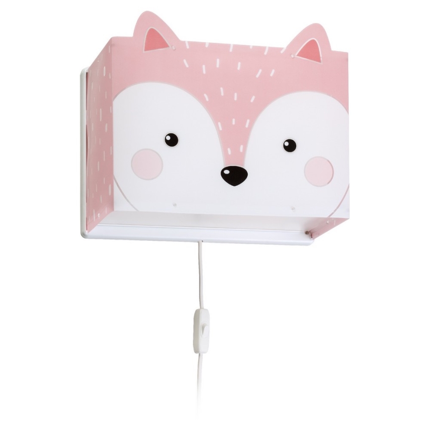 Dalber 64588 - Luz de parede de criança LITTLE FOX 1xE27/60W/230V