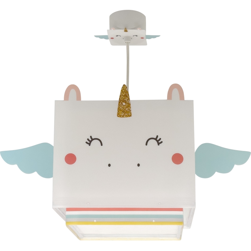 Dalber 64592 - Candelabro de criança LITTLE UNICORN 1xE27/15W/230V