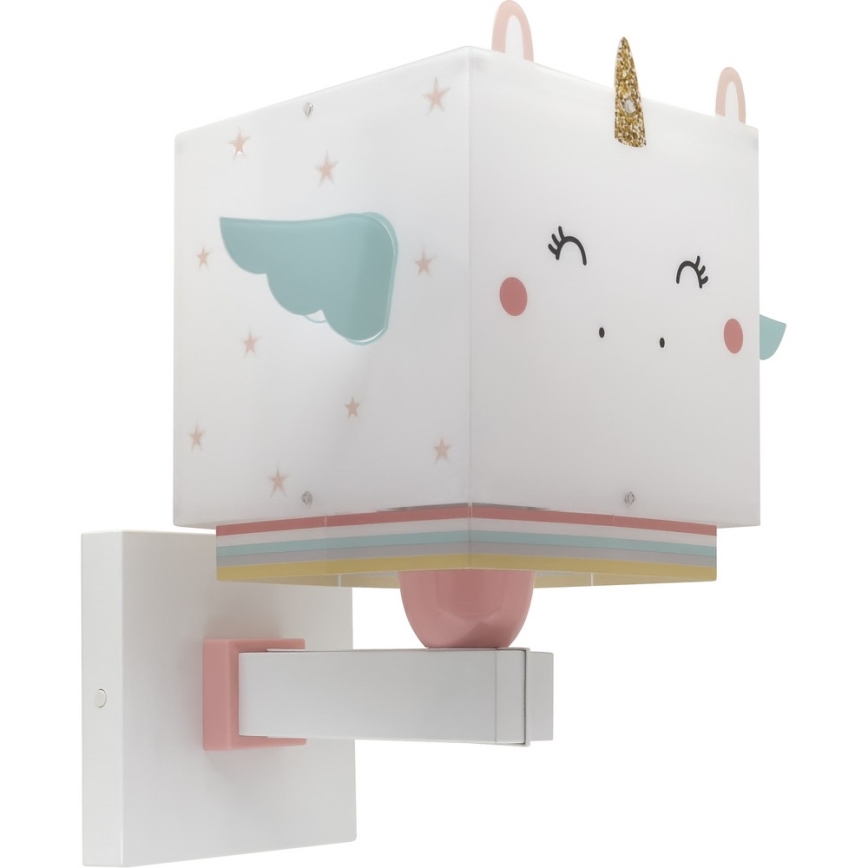 Dalber 64599 - Iluminação de parede de criança LITTLE UNICORN 1xE27/15W/230V