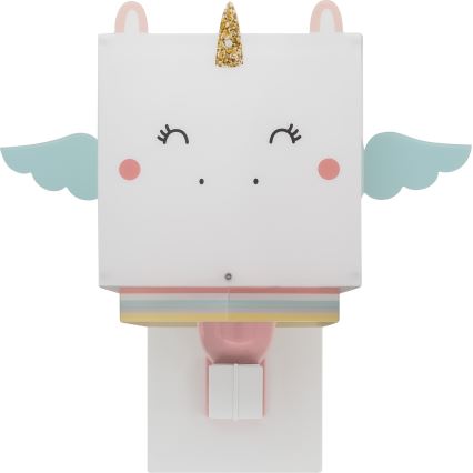 Dalber 64599 - Iluminação de parede de criança LITTLE UNICORN 1xE27/15W/230V