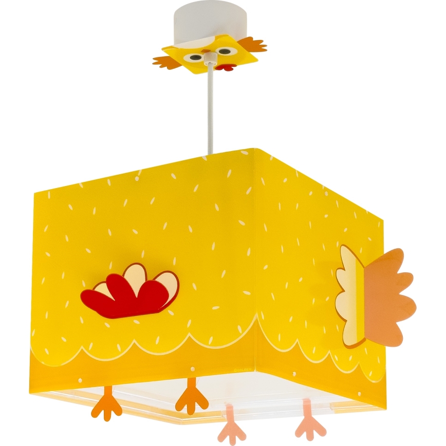 Dalber 64642 - Candelabro de criança LITTLE CHICKEN 1xE27/15W/230V