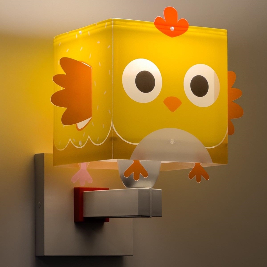 Dalber 64649 - Iluminação de parede de criança LITTLE CHICKEN 1xE27/15W/230V