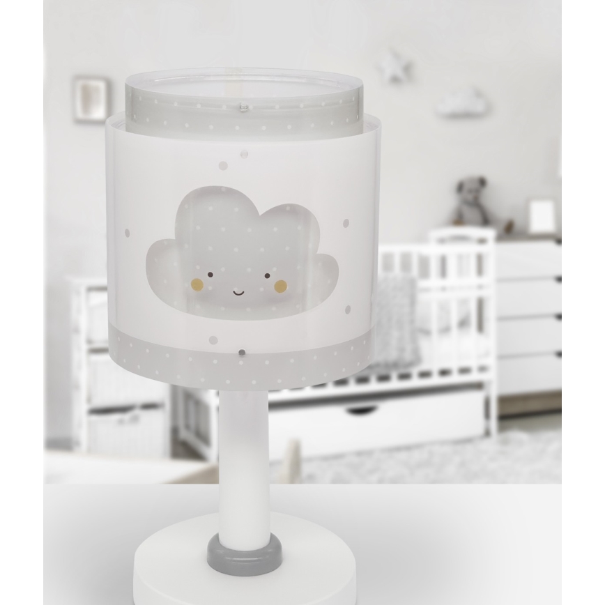 Dalber 76011E - Candeeiro de criança BABY DREAMS 1xE14/8W/230V cinzento