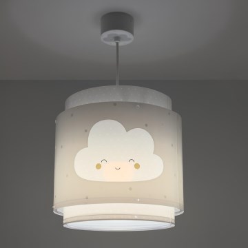 Dalber 76012E - Candelabro de criança BABY DREAMS 1xE27/15W/230V cinzento