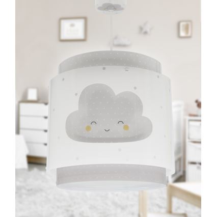 Dalber 76012E - Candelabro de criança BABY DREAMS 1xE27/15W/230V cinzento