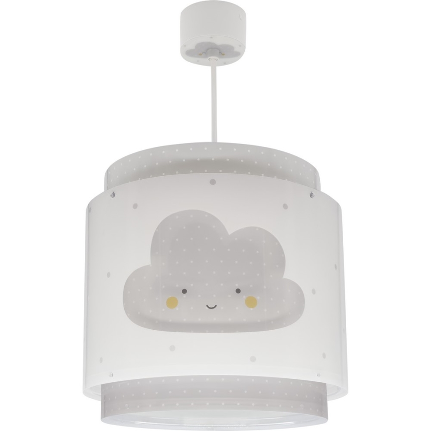 Dalber 76012E - Candelabro de criança BABY DREAMS 1xE27/15W/230V cinzento