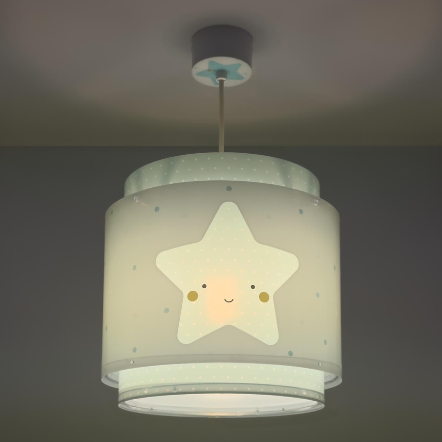 Dalber 76012T - Candelabro de criança BABY DREAMS 1xE27/15W/230V azul