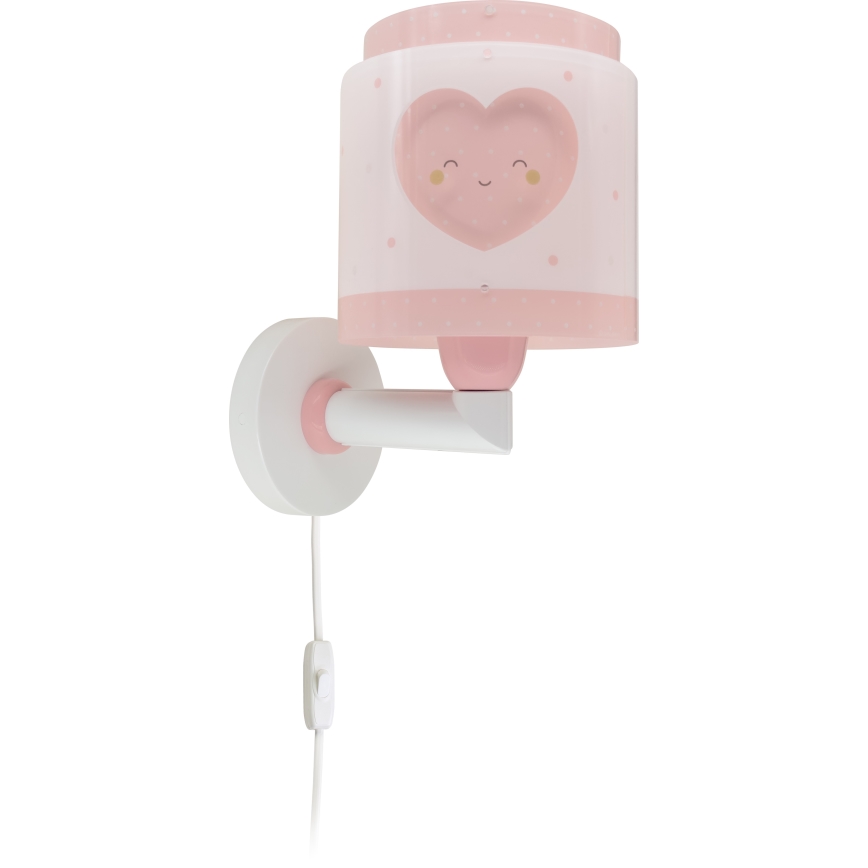 Dalber 76019S - Iluminação de parede de criança BABY DREAMS 1xE27/15W/230V rosa