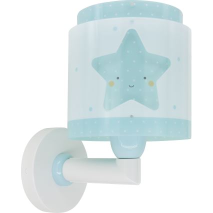 Dalber 76019T - Iluminação de parede de criança BABY DREAMS 1xE27/15W/230V azul