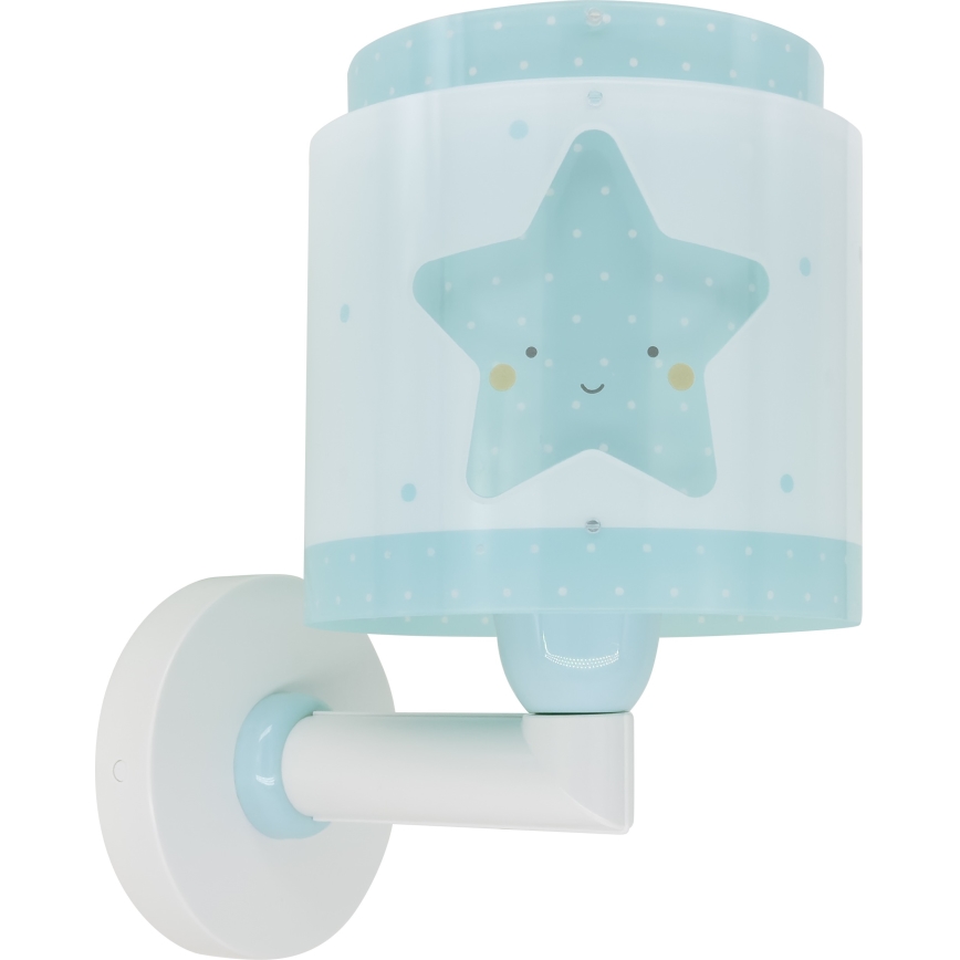 Dalber 76019T - Iluminação de parede de criança BABY DREAMS 1xE27/15W/230V azul