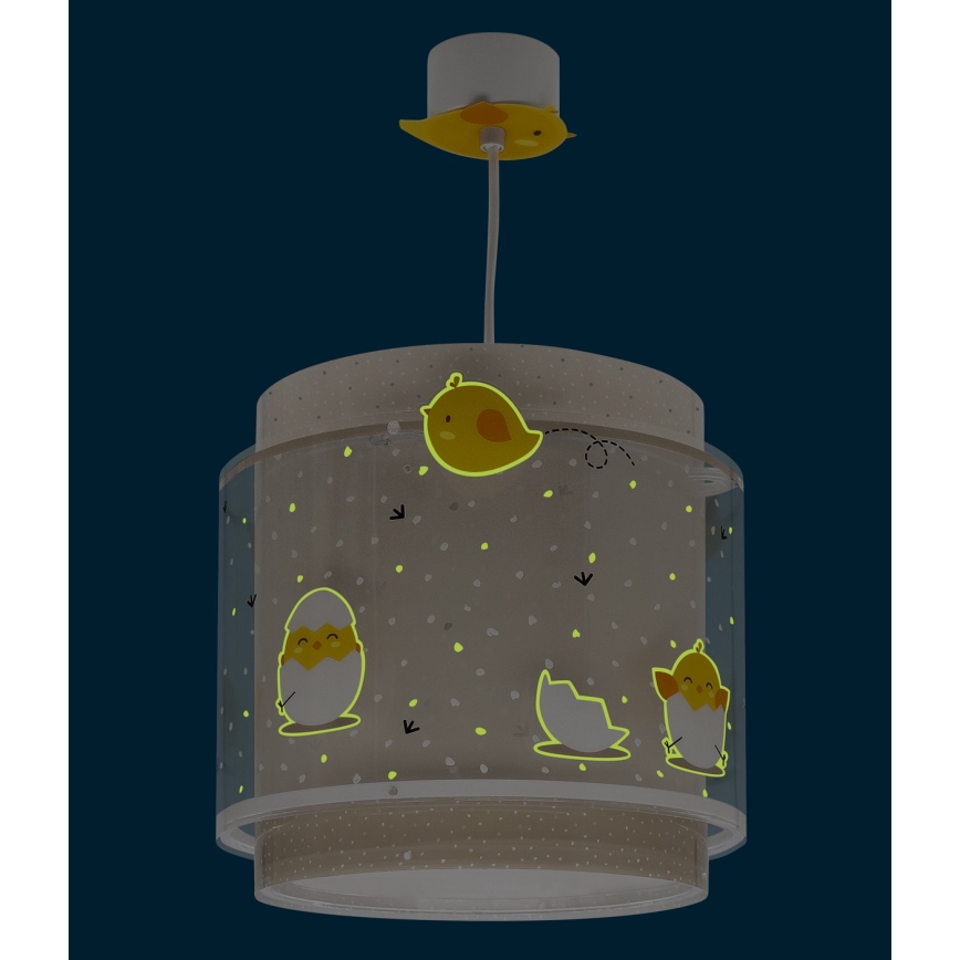 Dalber 76872 - Candelabro de criança BABY CHICK 1xE27/15W/230V
