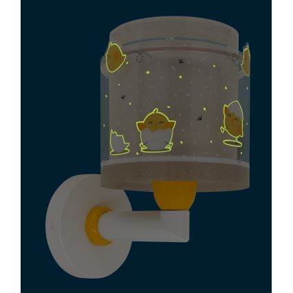 Dalber 76879 - Iluminação de parede de criança BABY CHICK 1xE27/15W/230V