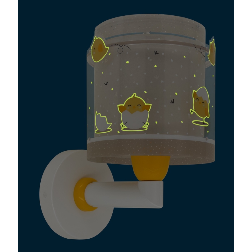 Dalber 76879 - Iluminação de parede de criança BABY CHICK 1xE27/15W/230V