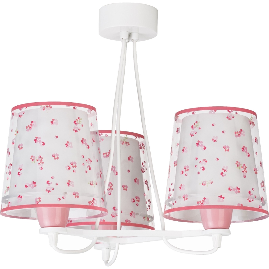 Dalber 81177S - Candelabro de criança DREAM FLOWERS 3xE27/60W/230V