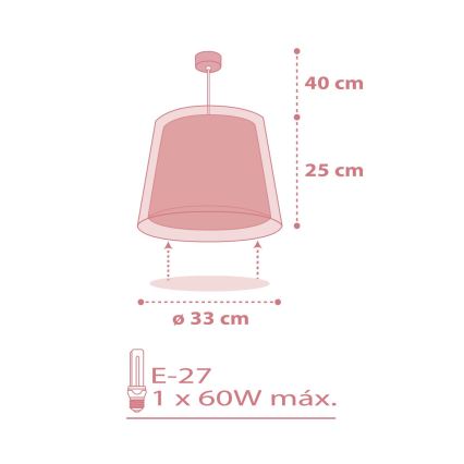 Dalber 81192S - Candelabro de criança LIGHT FEELING 1xE27/60W/230V