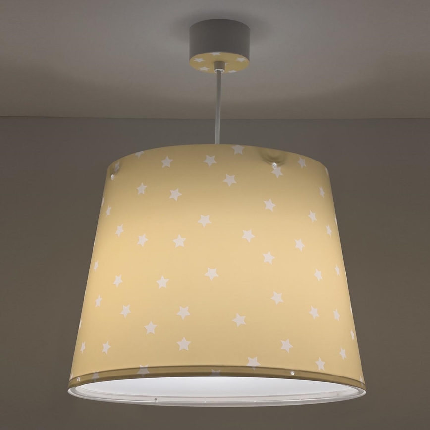 Dalber 82212A - Candelabro de criança STAR LIGHT 1xE27/60W/230V amarelo