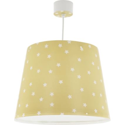 Dalber 82212A - Candelabro de criança STAR LIGHT 1xE27/60W/230V amarelo
