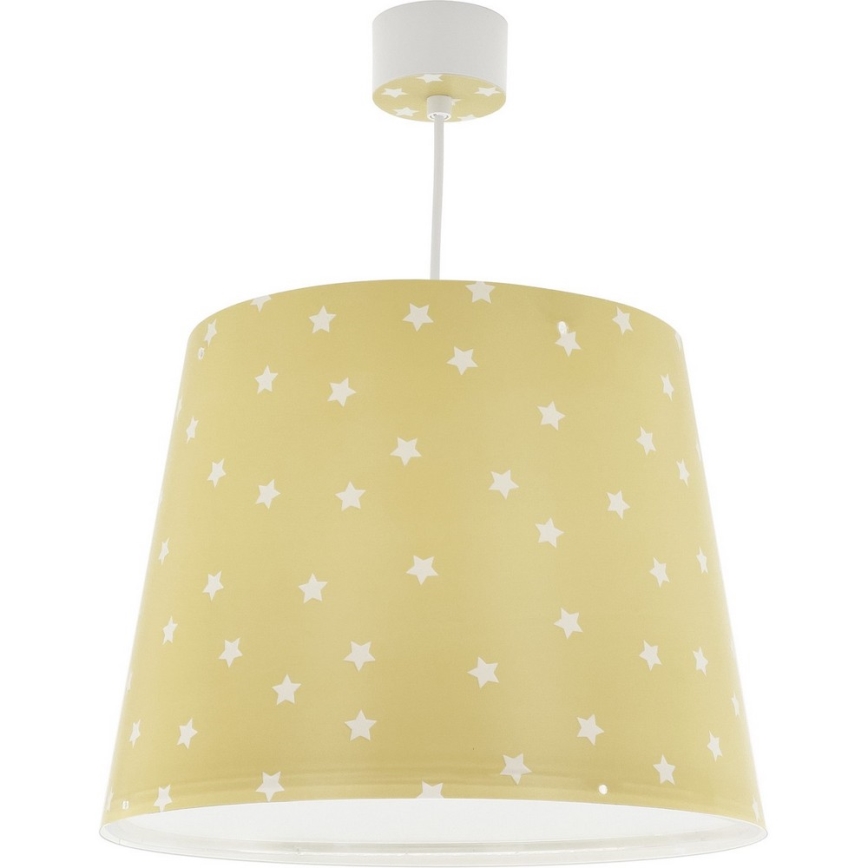 Dalber 82212A - Candelabro de criança STAR LIGHT 1xE27/60W/230V amarelo