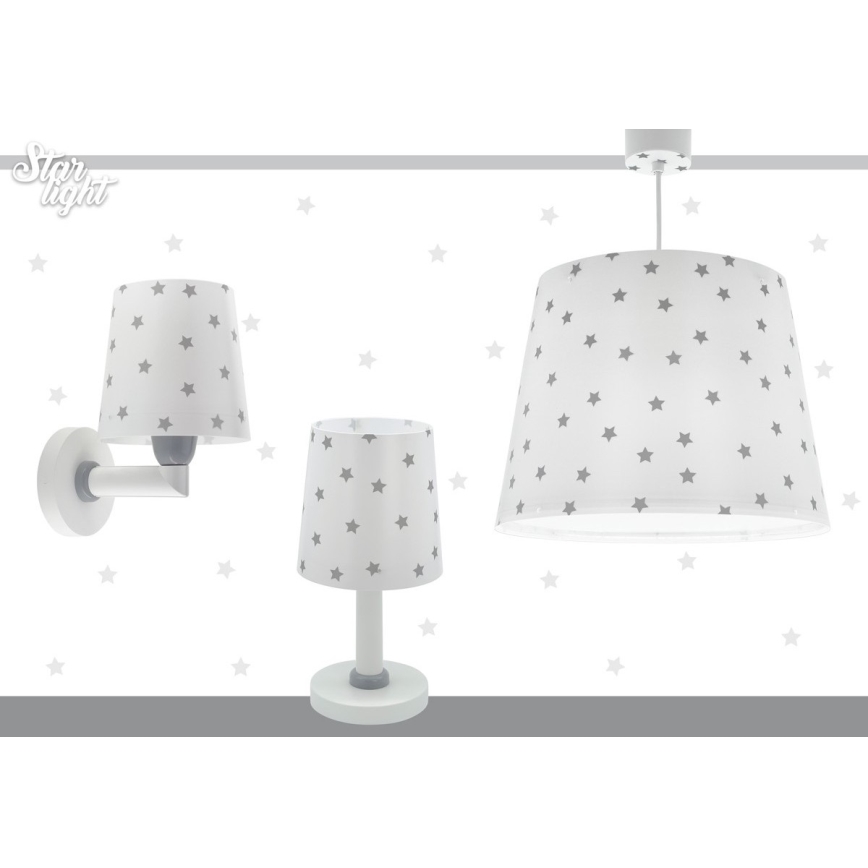 Dalber 82212B - Candelabro de criança STAR LIGHT 1xE27/60W/230V branco