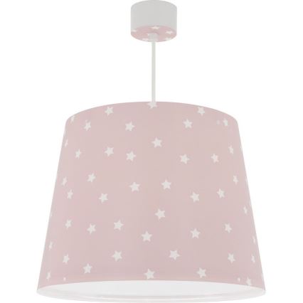 Dalber 82212S - Candelabro de criança STAR LIGHT 1xE27/60W/230V rosa