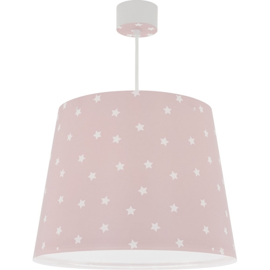 Dalber 82212S - Candelabro de criança STAR LIGHT 1xE27/60W/230V rosa
