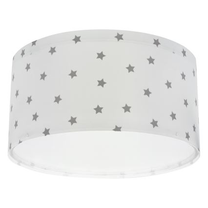 Dalber 82216B - Iluminação de teto de criança STAR LIGHT 2xE27/60W/230V branco