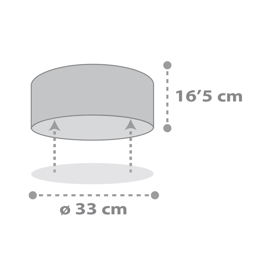 Dalber 82216B - Iluminação de teto de criança STAR LIGHT 2xE27/60W/230V branco