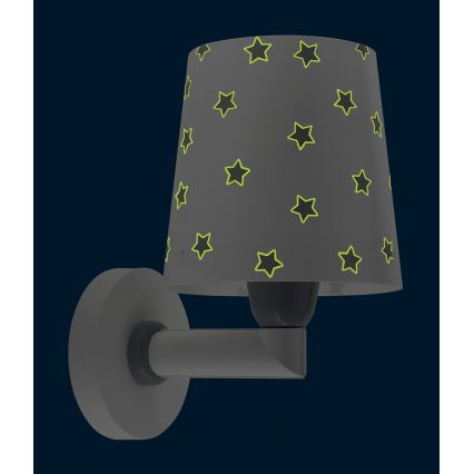 Dalber 82219B - Iluminação de parede de criança STAR LIGHT 1xE27/60W/230V branca