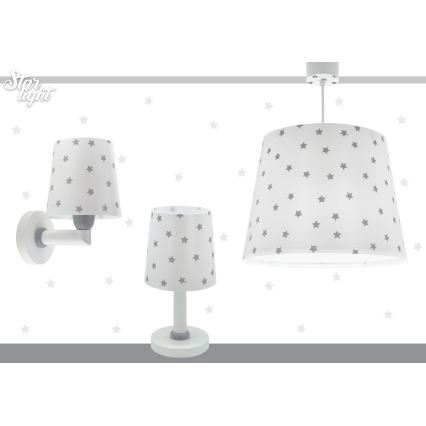Dalber 82219B - Iluminação de parede de criança STAR LIGHT 1xE27/60W/230V branca