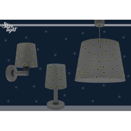 Dalber 82219B - Iluminação de parede de criança STAR LIGHT 1xE27/60W/230V branca