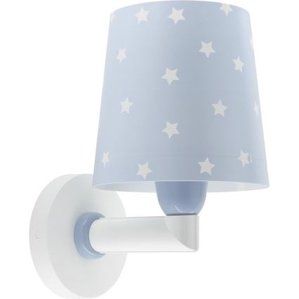 Dalber 82219T - Iluminação de parede de criança STAR LIGHT 1xE27/60W/230V azul