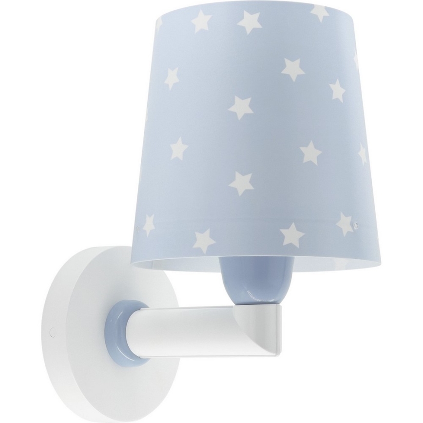 Dalber 82219T - Iluminação de parede de criança STAR LIGHT 1xE27/60W/230V azul