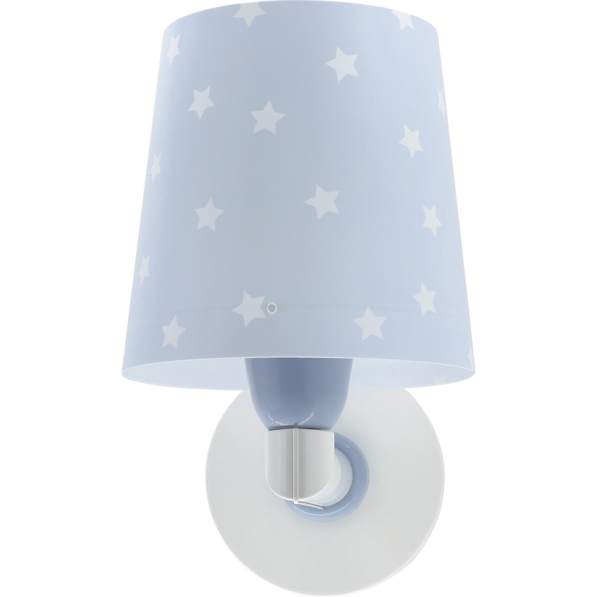 Dalber 82219T - Iluminação de parede de criança STAR LIGHT 1xE27/60W/230V azul