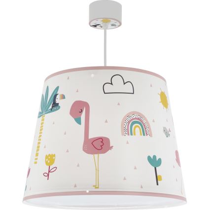 Dalber 82462 - Candeeiro de criança FLAMINGO 1xE27/15W/230V