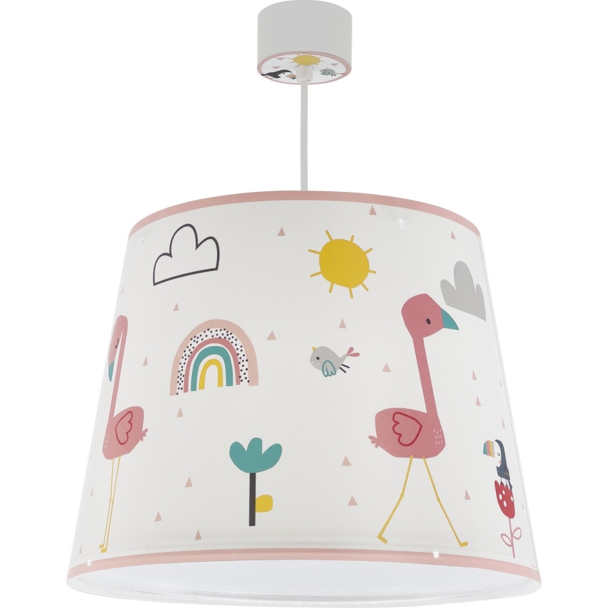 Dalber 82462 - Candeeiro de criança FLAMINGO 1xE27/15W/230V