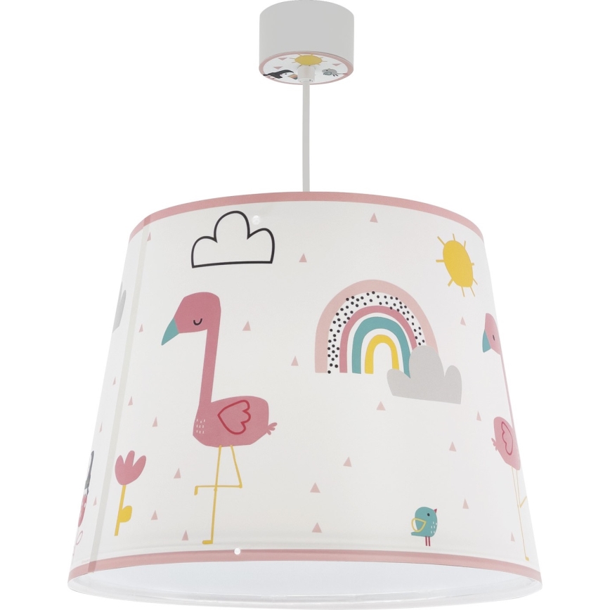 Dalber 82462 - Candeeiro de criança FLAMINGO 1xE27/15W/230V