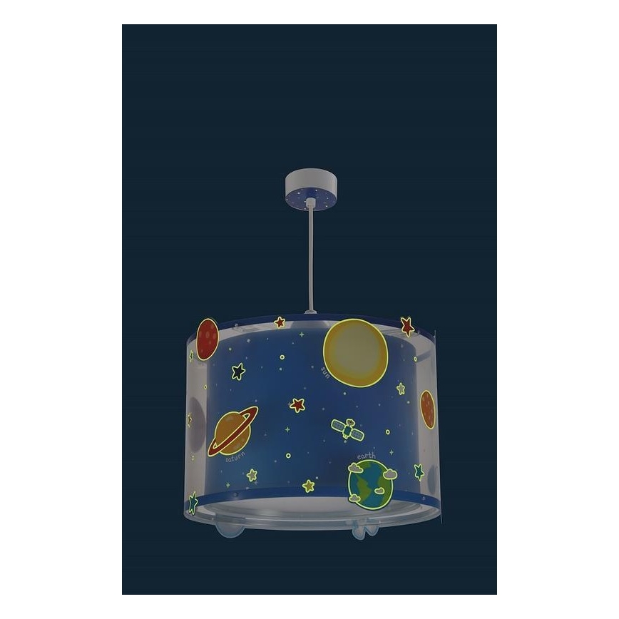 Dalber D-41342 - Candelabro de criança PLANETS 1xE27/60W/230V