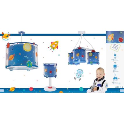 Dalber D-41344 - Candelabro infantil PLANETS 3xE27/60W/230V