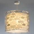 Dalber D-41412E - Candelabro de criança CLOUDS 1xE27/60W/230V