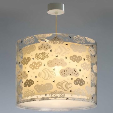 Dalber D-41412E - Candelabro de criança CLOUDS 1xE27/60W/230V