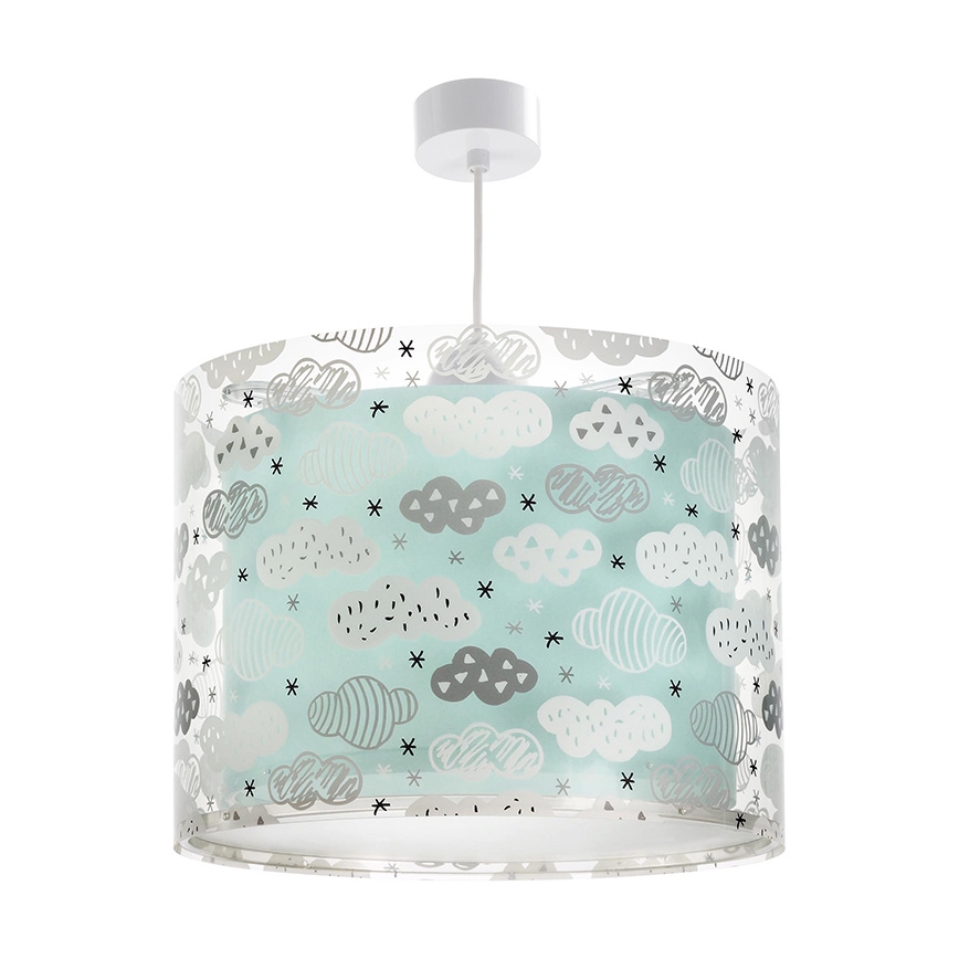 Dalber D-41412H - Candelabro de criança CLOUDS 1xE27/60W/230V