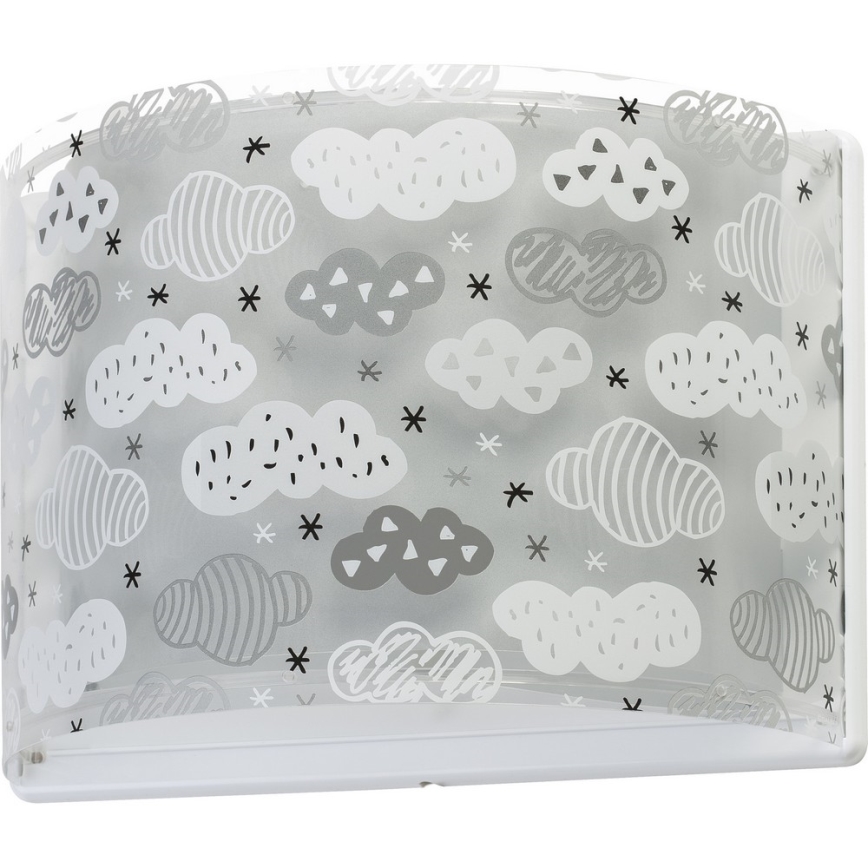 Dalber D-41418E - Luz de parede de criança CLOUDS 1xE27/60W/230V